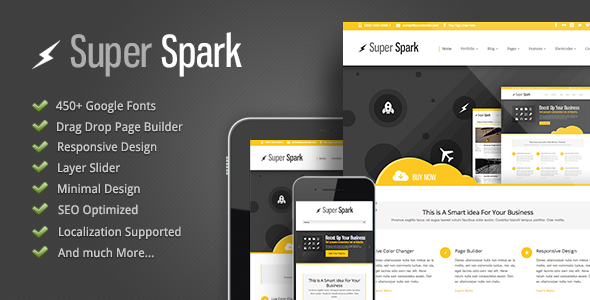 Spark-Responsive-Minimal-WP-Theme