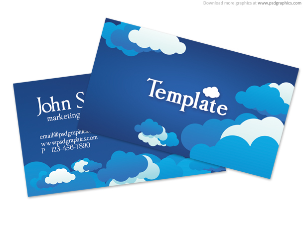 Blue-business-card-template