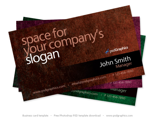 Grunge-business-card-Photoshop-template