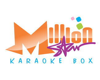 MillionStar Karaoke Logo Ideas