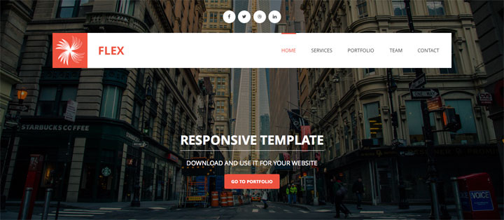 flex-onepage-Responsive-HTML5-Template
