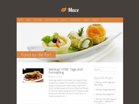 food-tips-themes-free-download