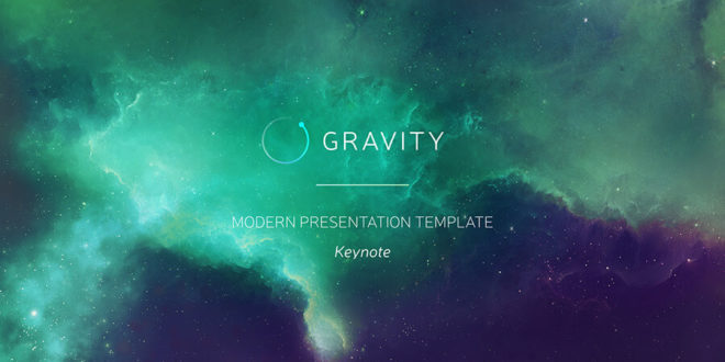 gravity powerpoint modern presentation template