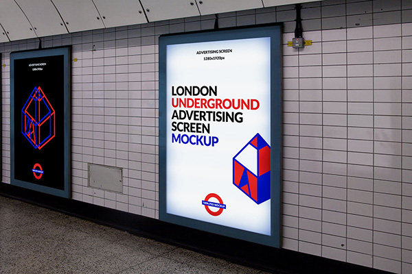 London Ads PSD Mockup