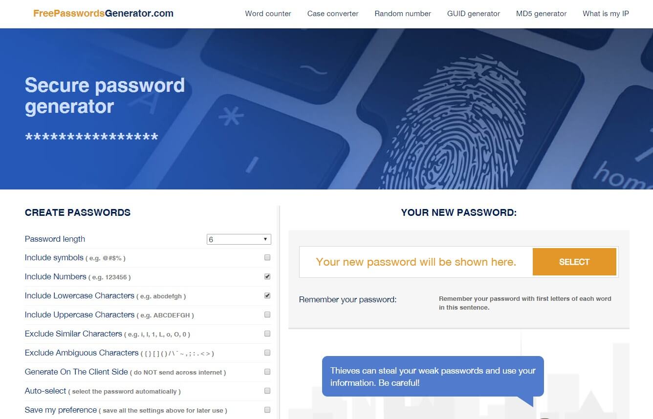 16 Best Free Online Password Generators