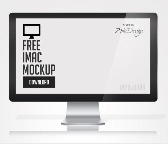 FREE IMac PSD Mockup download