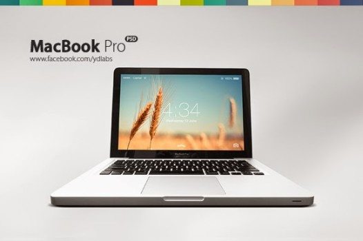 MacBook Pro psd mockup free