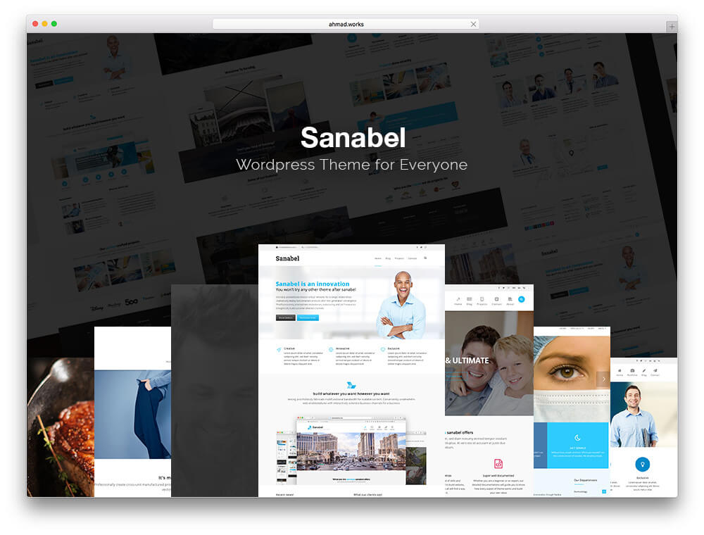 sanabel Responsive WordPress Business Theme