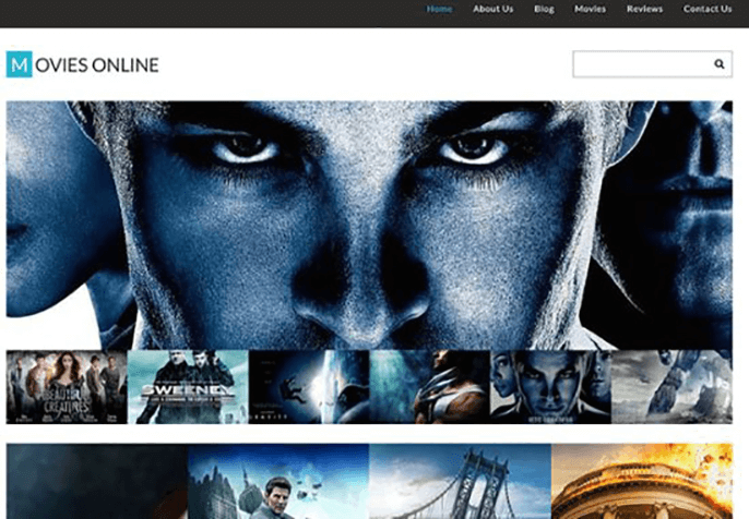 Movie Responsive Theme for Product Review Website