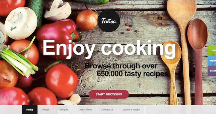 Talisa Coffee Shop WordPress Theme
