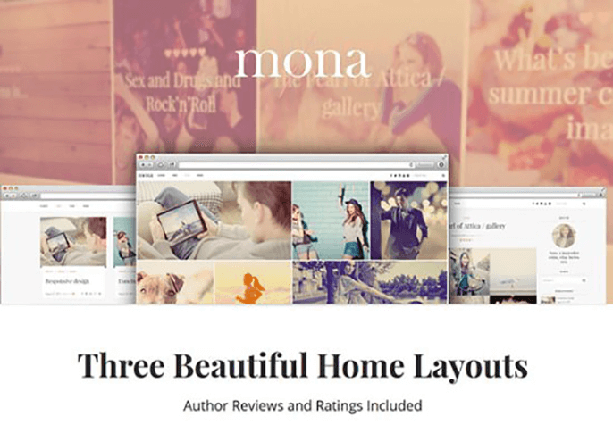 mona Theme for Product Review Website