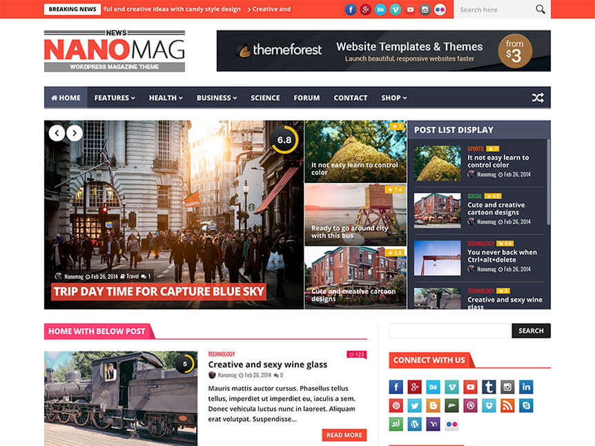 nanomag Theme for Product Review Website