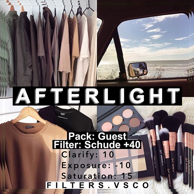 vsco afterlight filters