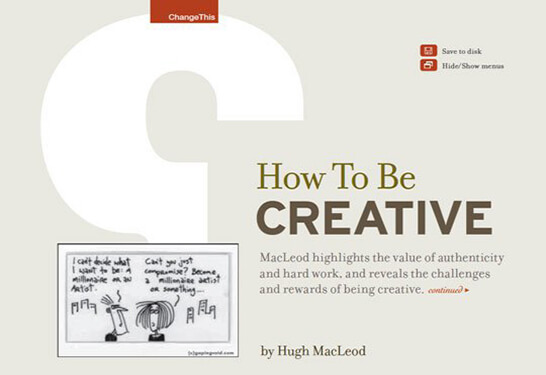 Creative eBook for Web