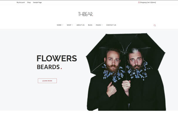 Flower T Shirt Store WordPress