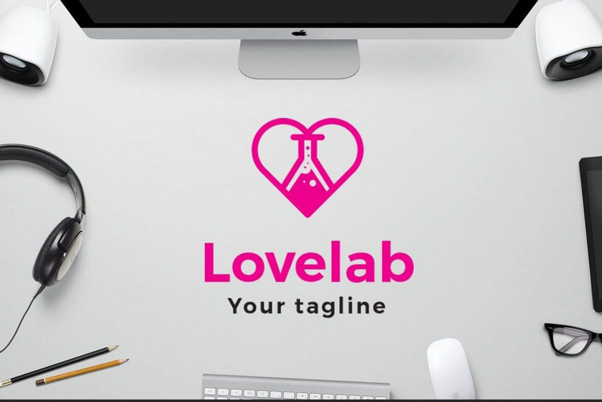 Laboratory Minimal Logo Design