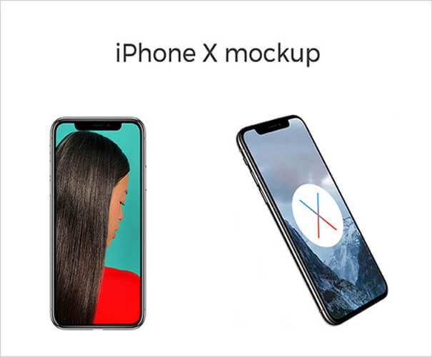 Mockup Dribbble Free iPhone X