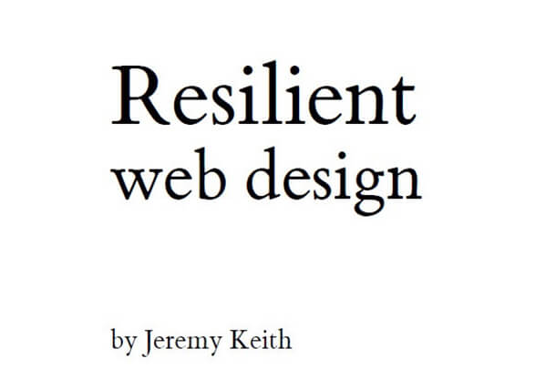 Resilient Free eBooks for Web