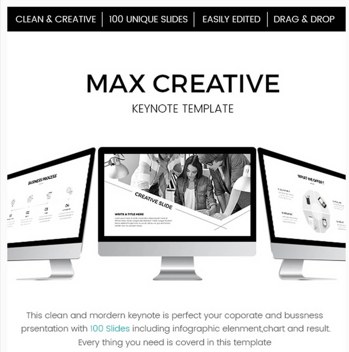 max creative For Best Keynote Template
