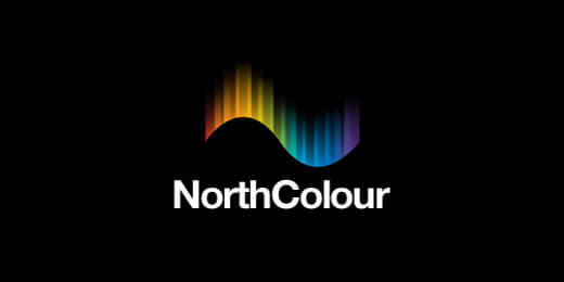 North Color Gradient Logo