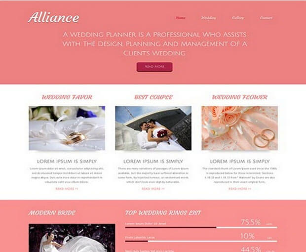 Wedding Best HTML Template