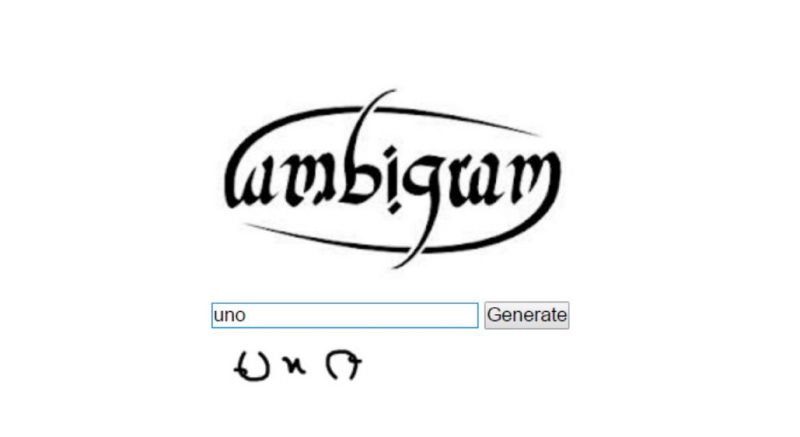 Best List of Free Ambigram Generator 2 Names [2021 Updates]