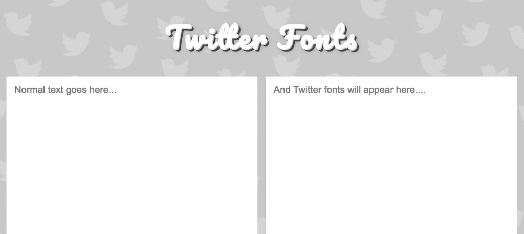 TwitterFonts